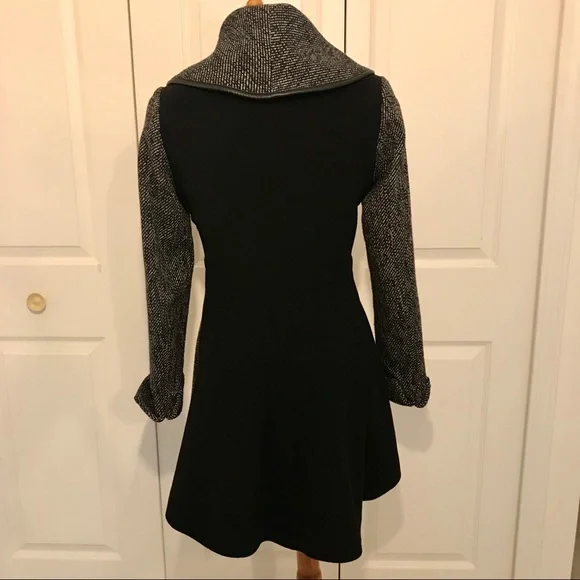 Trina Turk Jami Belted Tie Back Wool Coat Size 0 - Picture 7 of 11